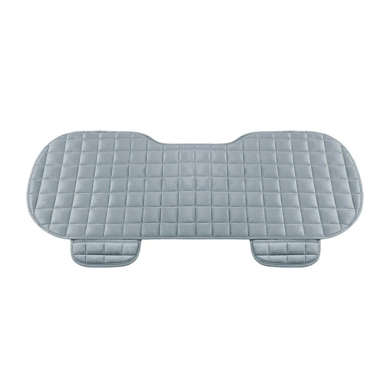 Universal Winter Car Seat Cover Set – Front & Rear Flocking Cloth Anti-Slip Warm Cushion Mat for Car, SUV, Van & Truck Interior Protection