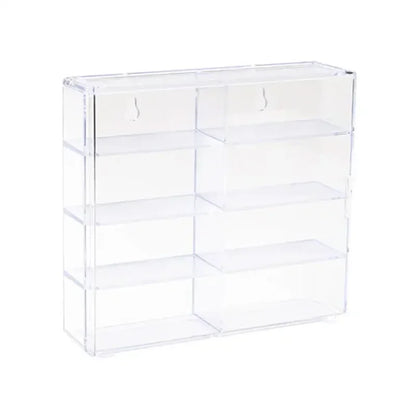 1:64 Acrylic Car Display Case - 8 Grid Transparent Dustproof Storage Box for Toy Model Cars & Collectors