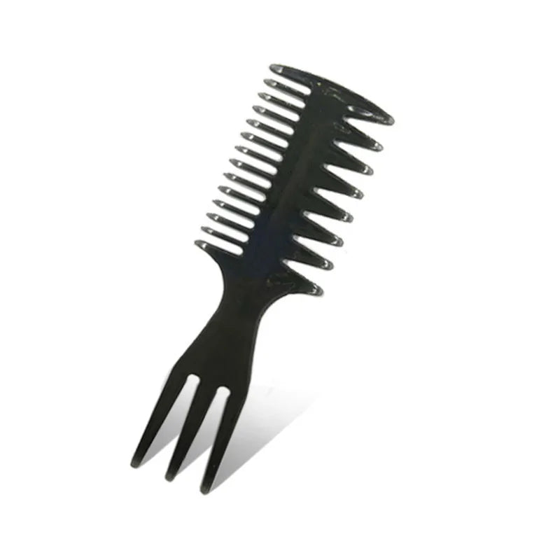 Men's Professional Wide Tooth Hair Comb & Brush – Barber-Grade Hair Styling Tool for Men