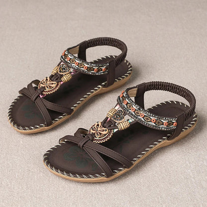 Women’s Summer Casual Sandals - Comfortable Walking Beach Shoes Outdoor Party Footwear for Ladies