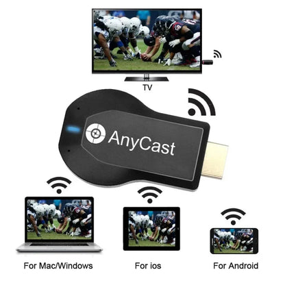 M2 Plus 4K/1080P HDMI-Compatible TV Stick – Wireless WiFi Display Dongle Receiver for DLNA, AirPlay, Miracast, AnyCast, iOS