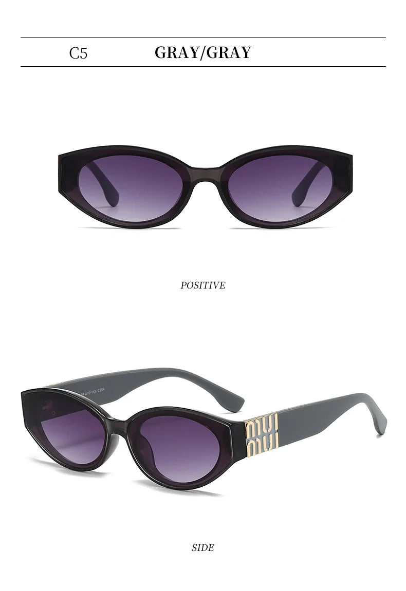 Luxury MUI MUI Designer Glasses – Stylish Cateye Eyewear for Women & Men, UV400 Protection