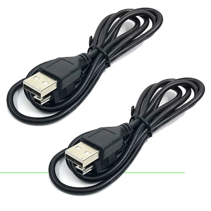 USB 2.0 Male A to Mini B 5-Pin Charging Cable for Digital Cameras Data Transfer & Power Cord Mini USB Charger Cable 1-5 Pack High Speed Sync Cable