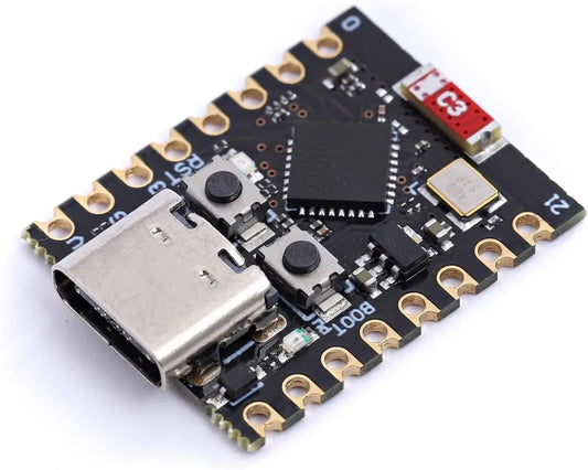 ESP32-C3 Development Board - Mini WiFi Bluetooth 32-Bit Single-Core Module with 16-Pin USB Type-C