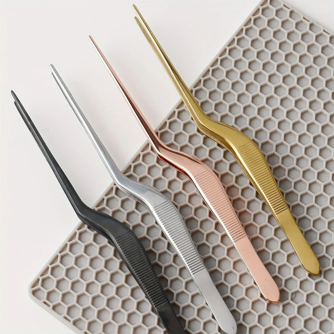 Stainless Steel Cake Decorating Tweezers – Food Grade Pastry Chef Tongs for Baking, Plating & Kitchen Precision Tools