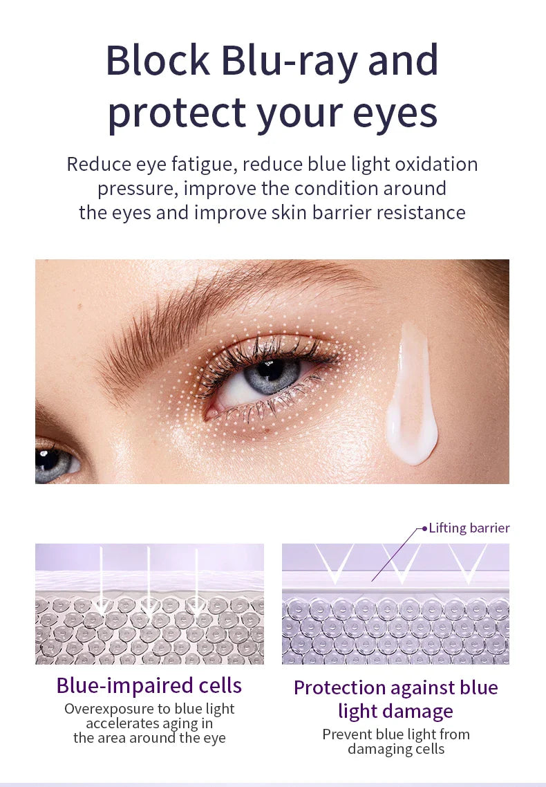 O'CHEAL Anti-Wrinkle Eye Cream Roller – Dark Circle & Puffiness Reducer with Hyaluronic Acid for Anti-Aging Skin Care