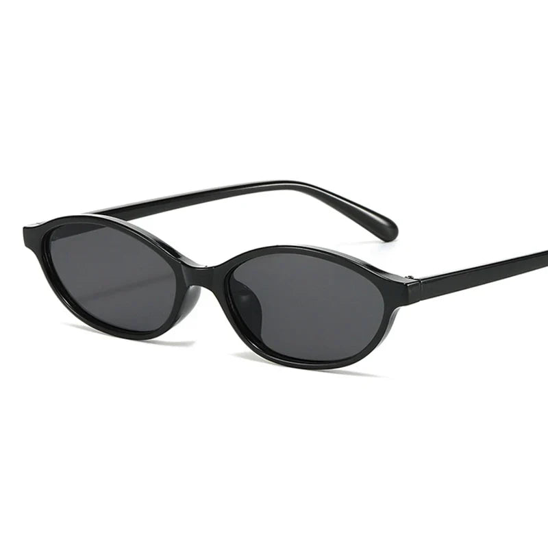Sexy Small Oval Women's Sunglasses 2024 – New Fashion Black & Brown Summer Shades, Trendy Unique Eyewear for Men & Women