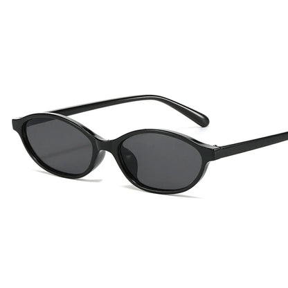 Sexy Small Oval Women's Sunglasses 2024 – New Fashion Black & Brown Summer Shades, Trendy Unique Eyewear for Men & Women
