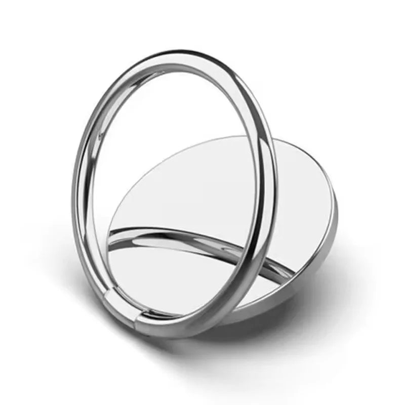 Universal Luxury 360° Rotatable Spin Phone Holder - Magnetic Metal Finger Ring Stand for iPhone & Smartphones