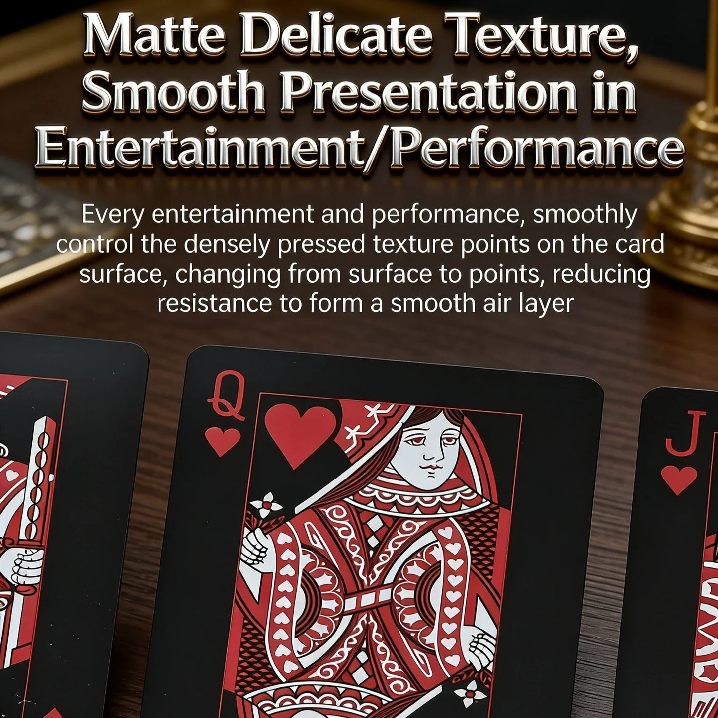 Waterproof PVC Playing Cards Deck - Classic Poker Game Cards for Kids & Adults with Premium Design