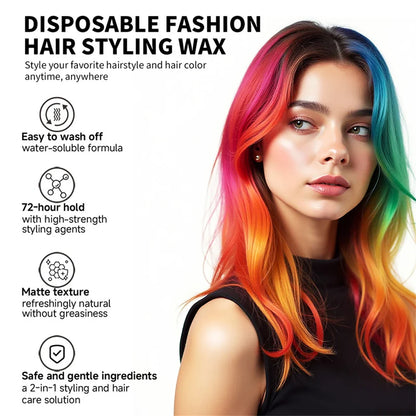 13-Color Halloween Hair Wax – 50g/120g DIY Temporary Hair Dye Cream for Men & Women, Party, Cosplay & Daily Use