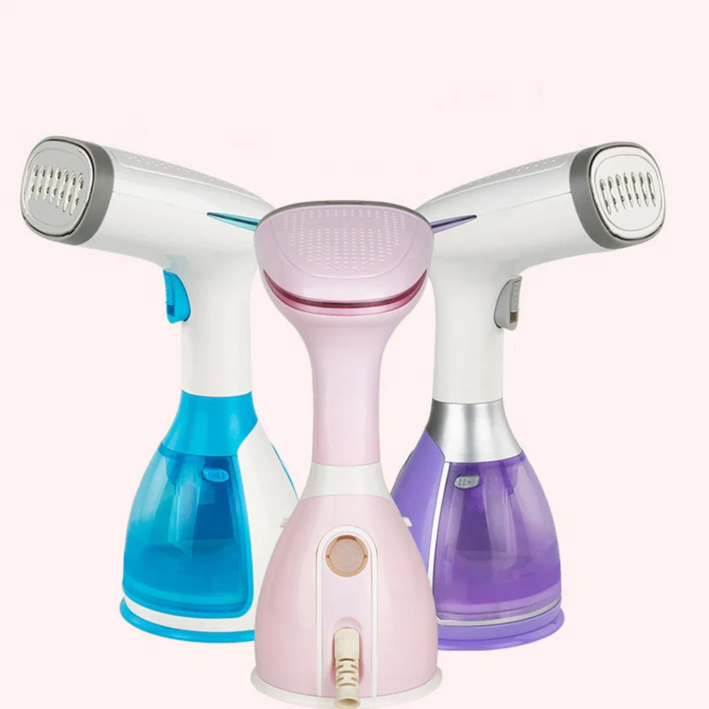 saengQ Handheld Garment Steamer – 1500W Electric Fabric Steamer, 280ml Portable Fast-Heat Vertical Steam Iron for Clothes