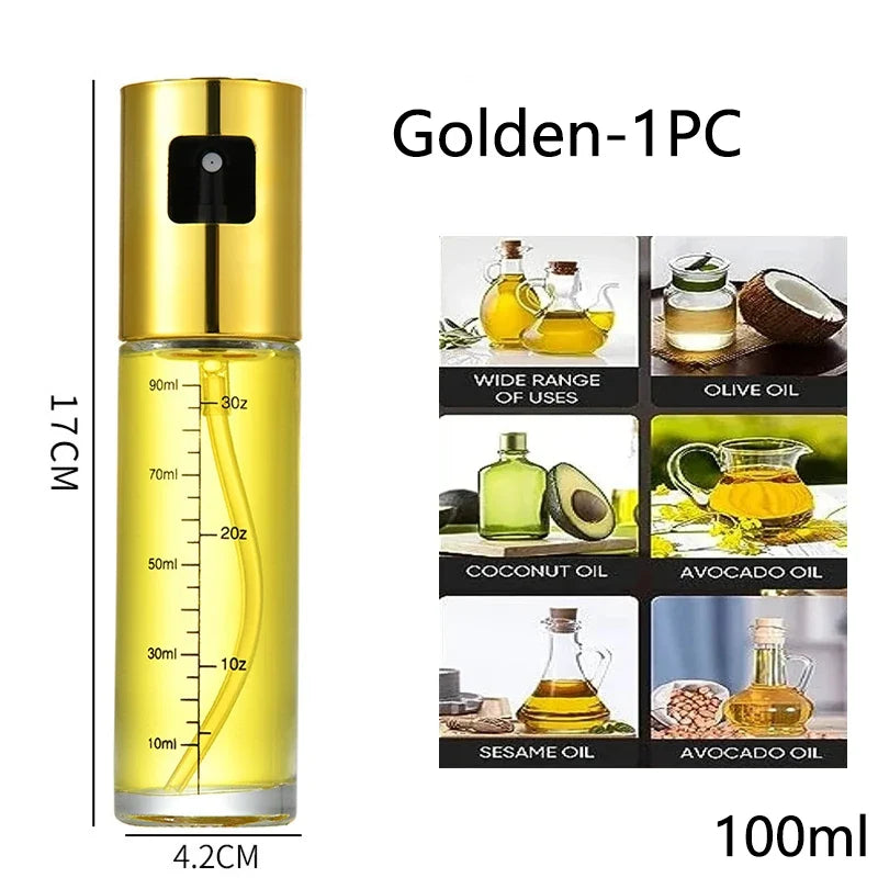 Glass Oil Sprayer Bottle - Olive Oil Mister for Cooking Salad BBQ Baking Kitchen Use