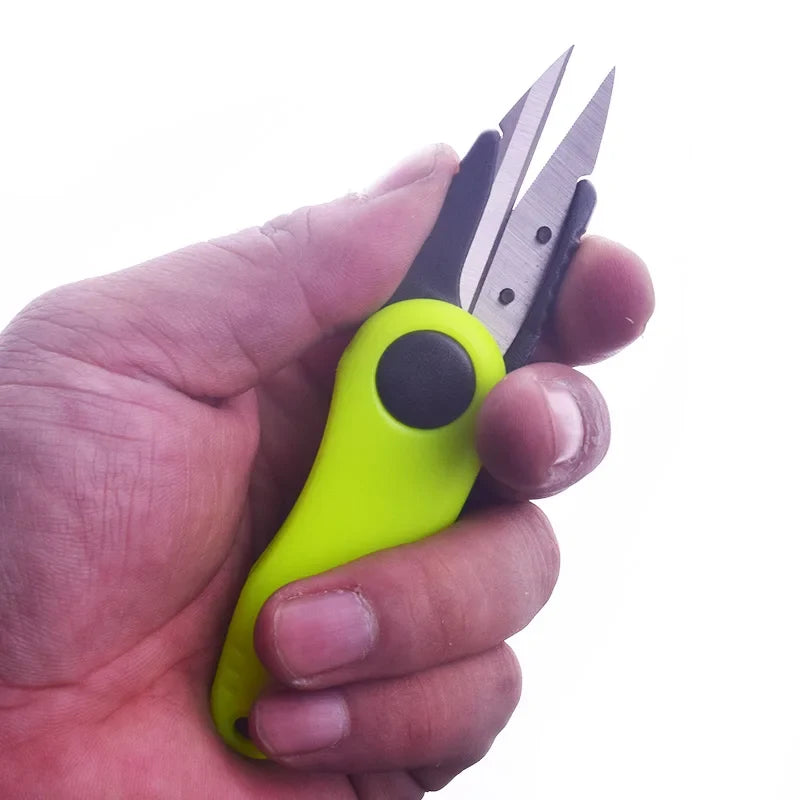 Fishing Quick Knot Tool Kit - Stainless Steel Shrimp Shape Line Cutter Scissors Clipper Nipper Accessories