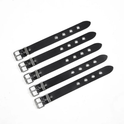 Punk Wrist Cuff Bracelet - Adjustable Retro Buckle Bangle for Men & Women, Party & Daily Wear