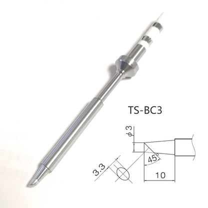 TS100/TS101 Soldering Iron Tips - Pine64 Pinecil Replacement Tips TS Series BC2 C4 Compatible Models