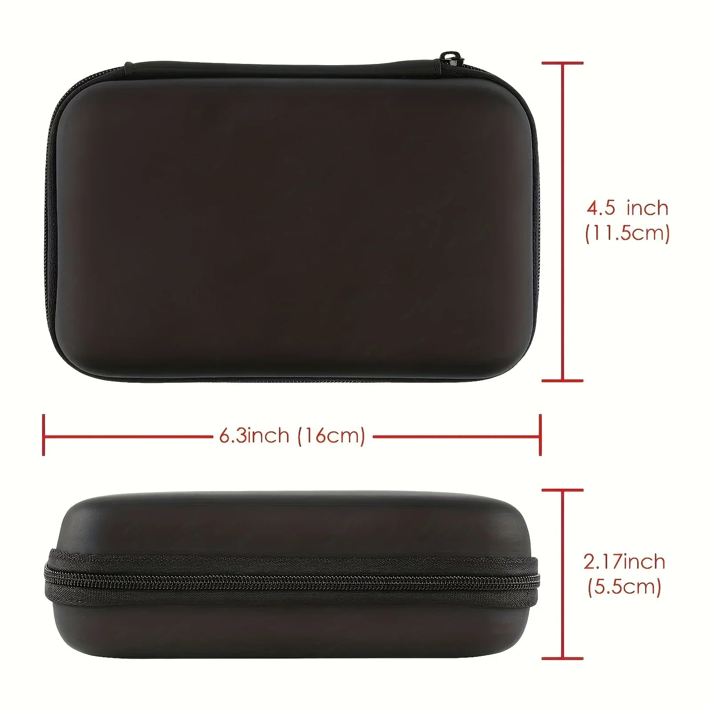 Handheld Game Console Carrying Case: Protective Travel Retro Mini Player Box - Organize Charging Cable, Earpods, Batteries and More!