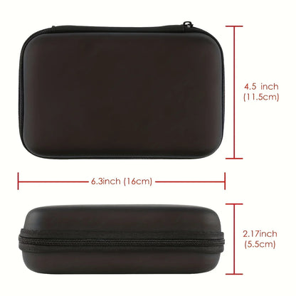 Handheld Game Console Carrying Case: Protective Travel Retro Mini Player Box - Organize Charging Cable, Earpods, Batteries and More!
