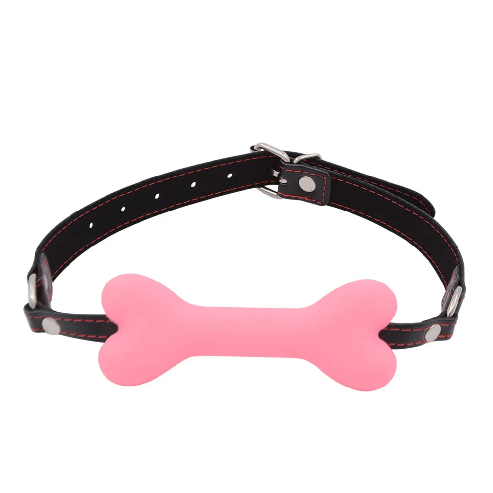Silicone Lips O-Ring Gag – Oral Fixation Open Mouth BDSM Bondage Restraint for Couples, Adult Sex Toy