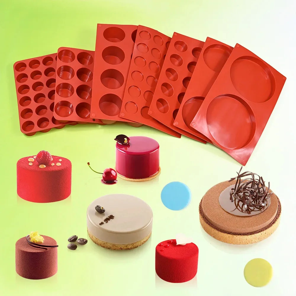 Cylinder Silicone Mold – Multi-Purpose Baking Tool for Soap, Jelly, Pudding, Chocolate, Cookies & Resin Crafts