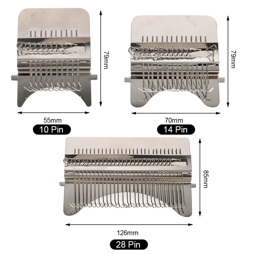 Hand Tapestry Wood Loom - Small Darning Weaving Frame Tool for Clothes, Jeans Repair & Knitting Crafts