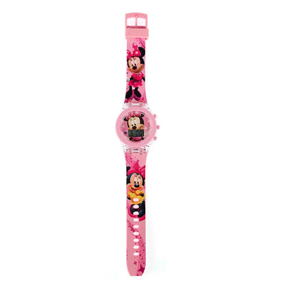 Flash Frozen Mickey Kids Watch - Cartoon Digital Wristwatch for Girls and Boys School Gifts