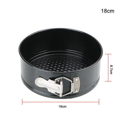 Removable Bottom Round Cake Pan – Carbon Steel Non-Stick Bakeware for Baking Cakes