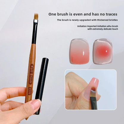 Gradient Nail Art Brush – Acrylic Ombre Pen, DIY UV Gel Painting & Drawing Flowers Nails Brush for Salon Manicure Tools