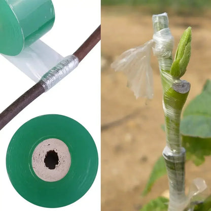 Self-Adhesive PE Grafting Tape - Stretchable Degradable Parafilm Nursery Wrap for Garden Plant Support