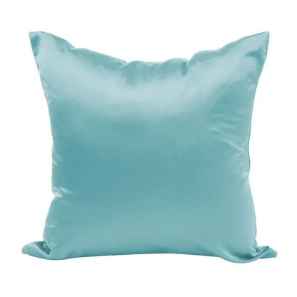 Silky Satin Pillow Cover - Smooth Decorative Cushion Case for Sofa & Bed