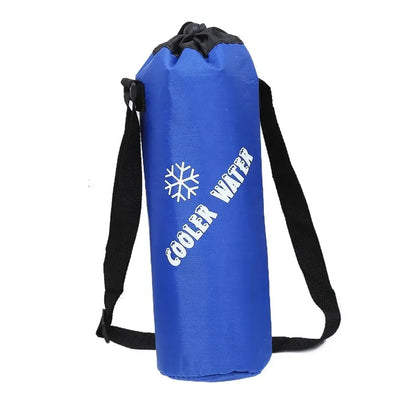 Universal Water Bottle Cooler Bag - Insulated High Capacity Pouch for Outdoor Travel, Camping & Hiking