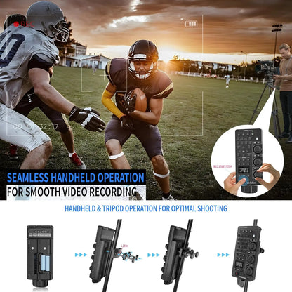 ZC-4 LANC Zoom Controller for Sony Camcorders - Professional Video Remote for Zoom, Focus, Iris, Recording, ND & White Balance Control