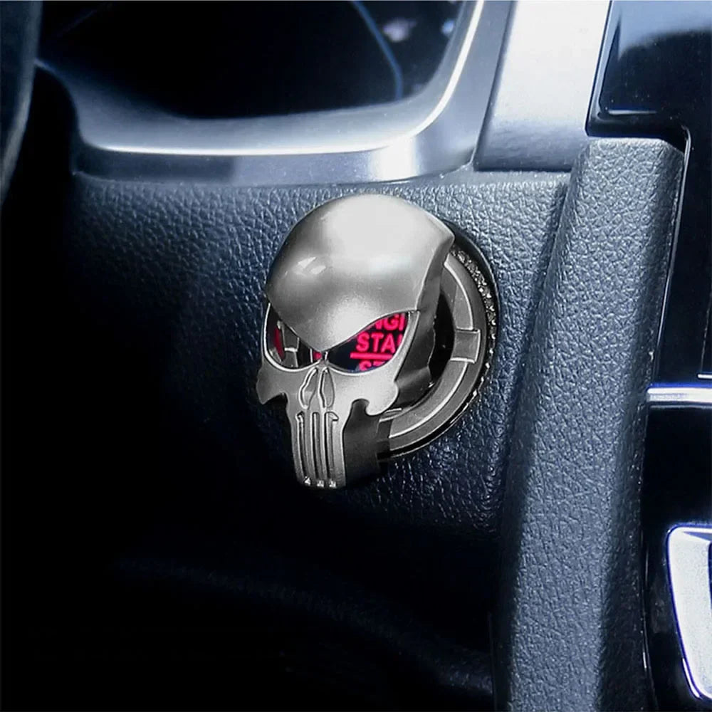 Ignition Switch Protective Cover – Engine Start/Stop Button Sticker for Car Interior Accessories