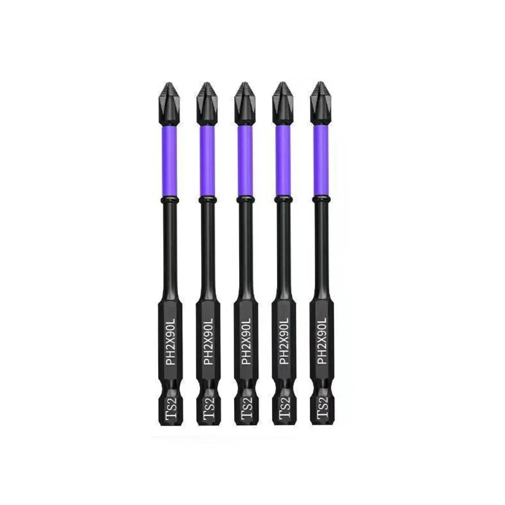 5–60PCS PH2 Magnetic Impact Driver Bit Set – Alloy Steel Cross Screwdriver Bits for Drill & Screw Driving Non-Slip Tool Kit
