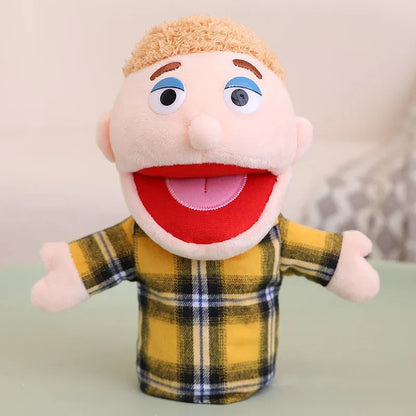 Kids Plush Hand Puppet Set - 28-33cm Role Play Toys for Bedtime Stories, Family Activities & Creative Learning