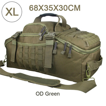 LQARMY Tactical Military Backpack – 30L/45L/80L 3-in-1 Gym, Camping, Travel Bag