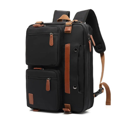 Convertible Laptop Backpack - 15.6/17.3 Inch Waterproof Nylon Travel & Business School Bag