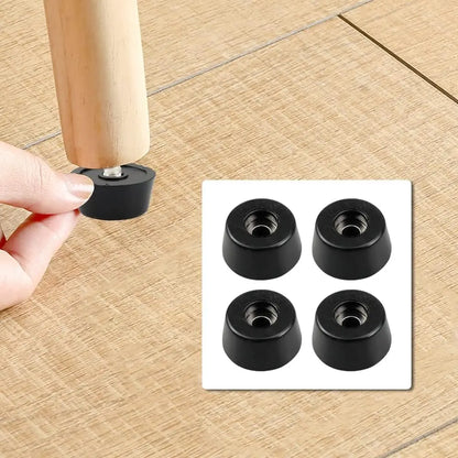 8/80pcs Rubber Furniture Pads - Non-Slip Floor Protectors & Chair Leg Bumper Gaskets for Tables and Cutting Boards