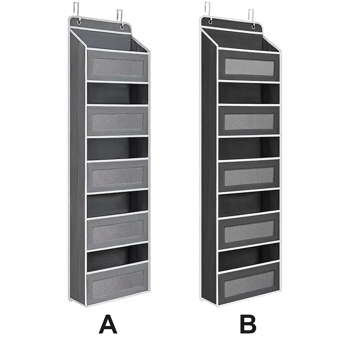 5-Layer Door Hanging Storage Organizer - Wall Mounted Space Saver for Camping, Bedroom & Closet Use