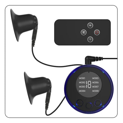 Electric Shock Nipple Clamps – Metal Breast & Clitoris Stimulator Clips for BDSM Bondage Massage (18+)