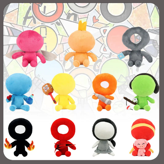 Alan Becker Plush Toy - Cute Cartoon Game Stuffed Doll Kawaii Birthday Gift for Kids