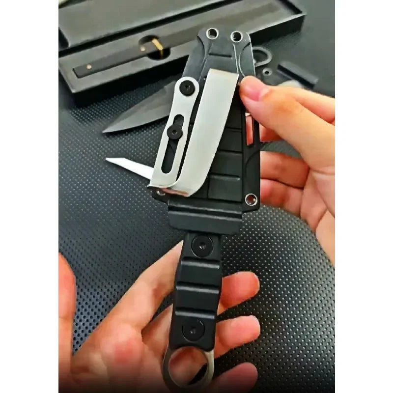 Outdoor Survival Knife - High Hardness EDC Camping Utility Knife with K Sheath