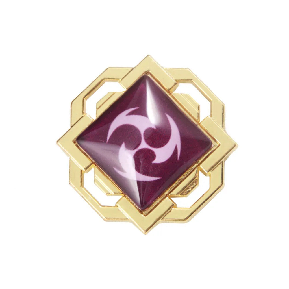 Genshin Impact Sumeru Vision Brooch Pins - Tighnari Collei Dori Nilou Element Badge Cosplay Lapel