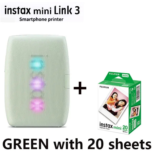 Fujifilm Instax Mini Link 3 Photo Printer - Smartphone Instant Film Printer for Creative Camera Photos