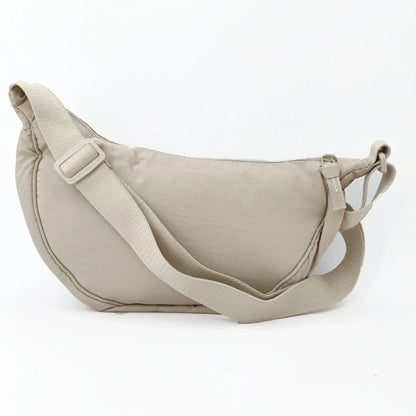 Casual Nylon Hobo Crossbody Bag for Women – Shoulder, Half Moon, Tote Travel Shopper & Purses