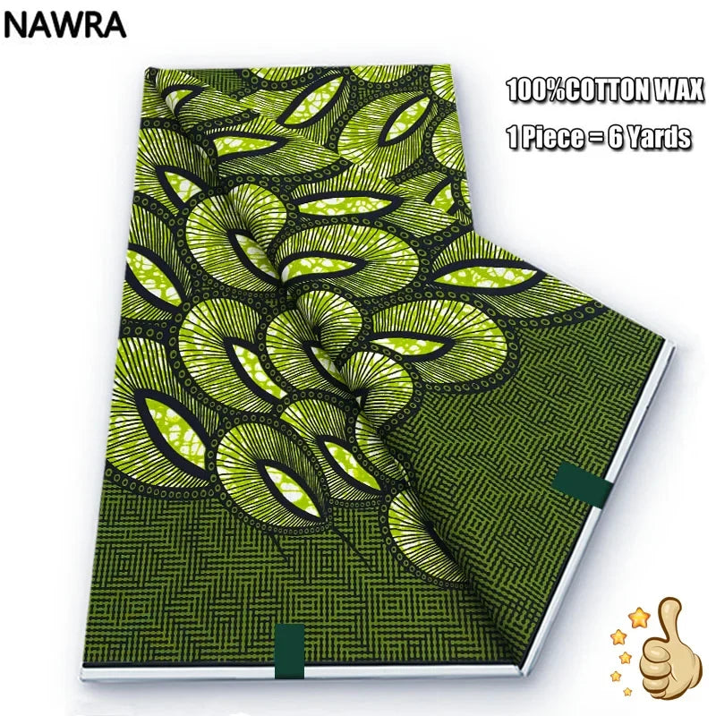 100% Cotton African Wax Print Fabric - High Quality Original Real Wax Ankara Batik Pagne Nigeria Style Sewing Fabric