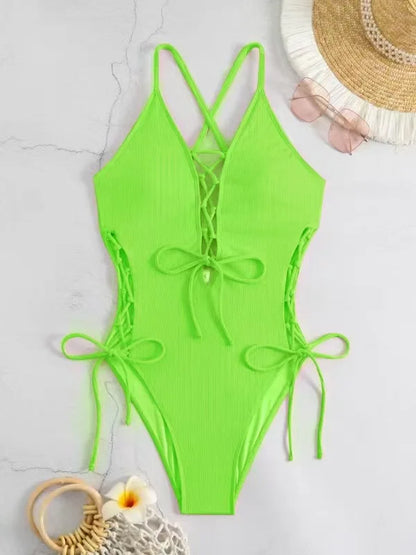 Women’s Floral Tankini Swim Set - Adjustable Strap Vest Top & Drawstring Shorts Bikini Beachwear for Summer