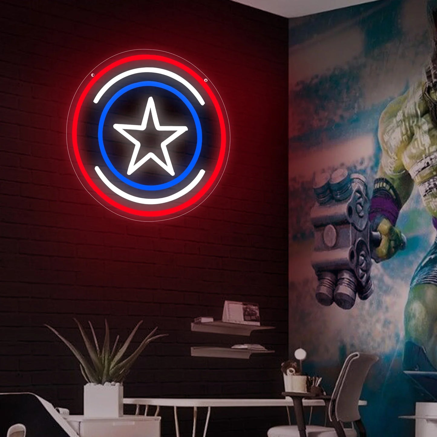 USB-Powered LED Neon Sign — Wall Decor for Bedroom, Game Room, Bar, Pub, and Club Light-Up Signs
