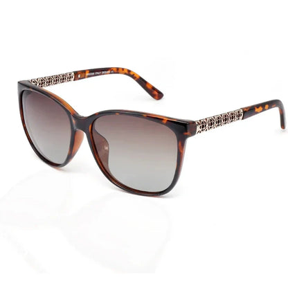TR Memory Frame Polarized Sunglasses for Women – UV400 Protection Fashion Eyewear with Stylish Lightweight Design for Outdoor Wear
