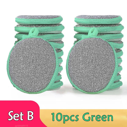 Double-Sided Dishwashing Sponges - Multi-Pack Kitchen Cleaning Brush for Pots, Pans & Dishes